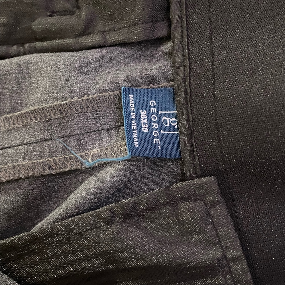 george dress pants men 36x30 gray casual and fashionable see my other items